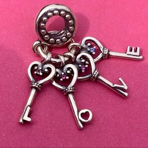 Pandora Jewelry - Pandora Keys Of Love Dangle Charm Pandora Jewelry - Pandora Keys Of Love Dangle Charm